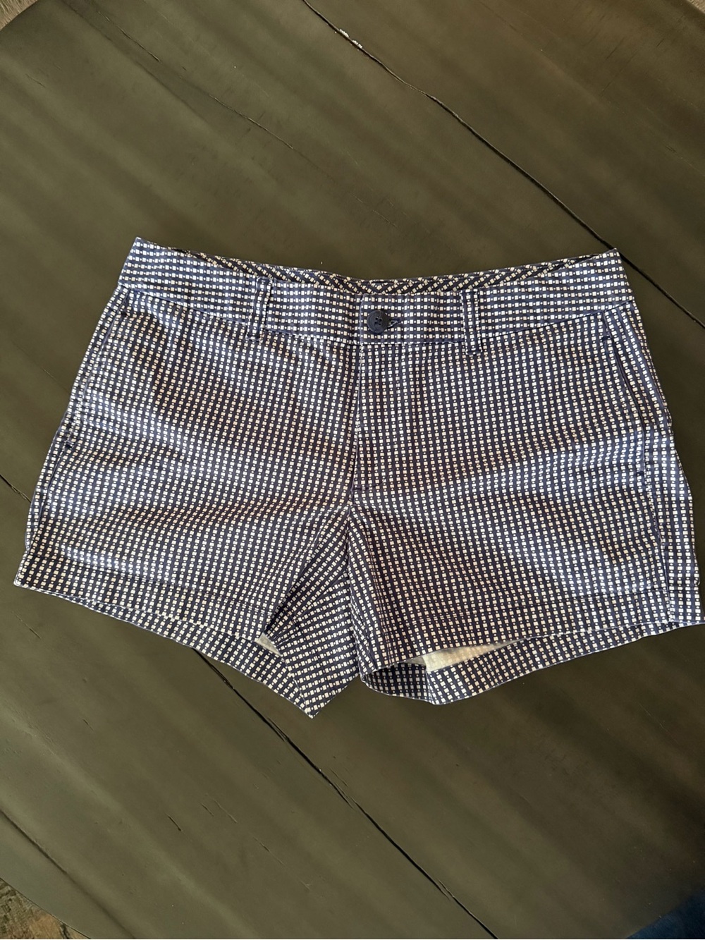 GAP Navy and White Women’s Shorts